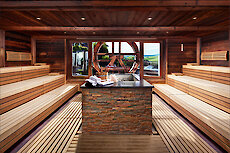 Panorama-Event-Sauna im Wellnesshotel Jagdhof